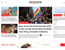 Tablet Screenshot of inquisitr.com